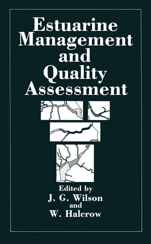 Book cover of Estuarine Management and Quality Assessment (1985)