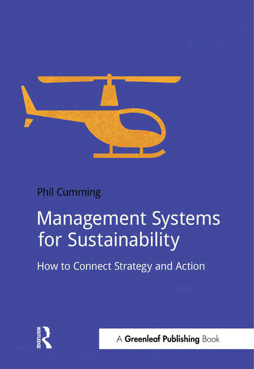 Book cover of Management Systems for Sustainability: How to Connect Strategy and Action