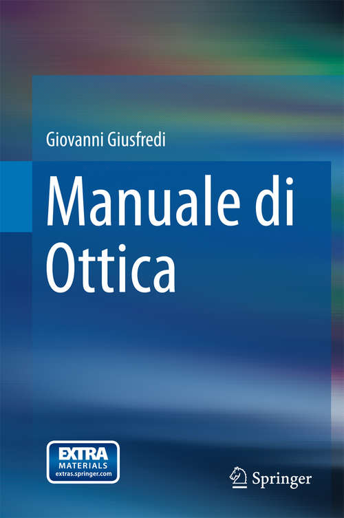 Book cover of Manuale di Ottica (2015)