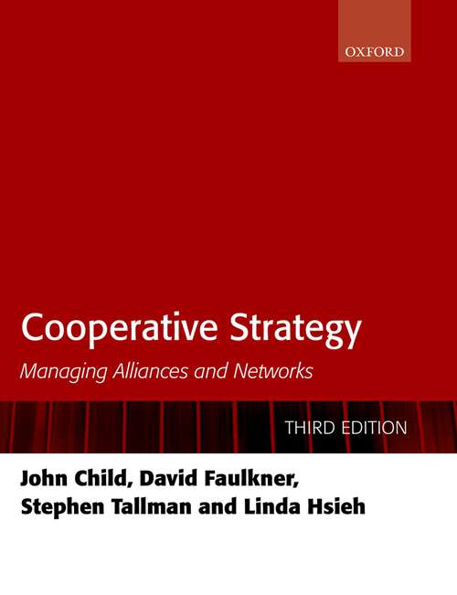 Book cover of Cooperative Strategy: Managing Alliances and Networks (3)