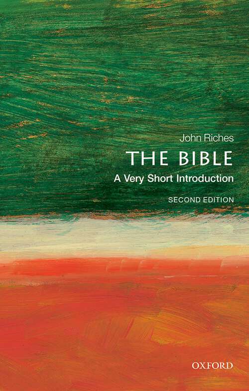 Book cover of The Bible: A Very Short Introduction (3) (Very Short Introductions)