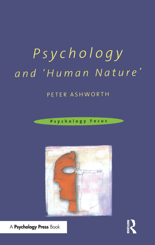 Book cover of Psychology and 'Human Nature'