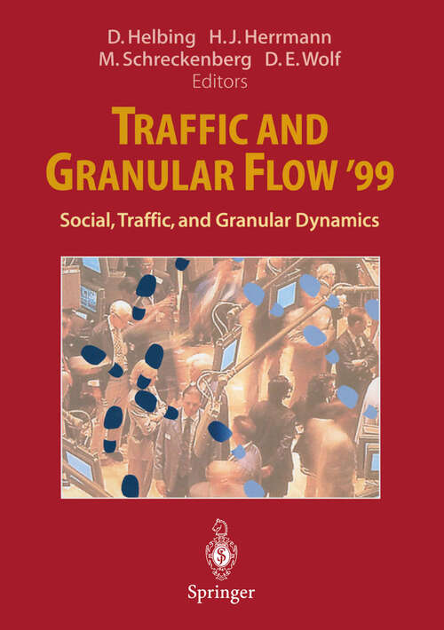Book cover of Traffic and Granular Flow ’99: Social, Traffic, and Granular Dynamics (2000)