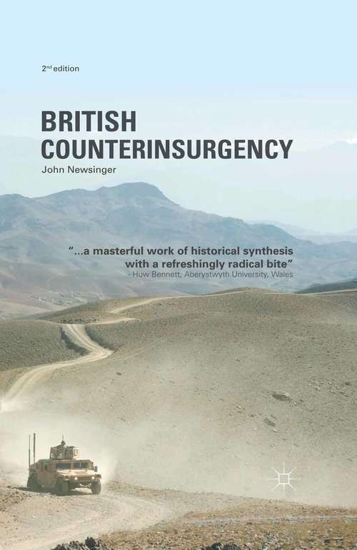 Book cover of British Counterinsurgency: From Palestine To Northern Ireland (2nd ed. 2015)