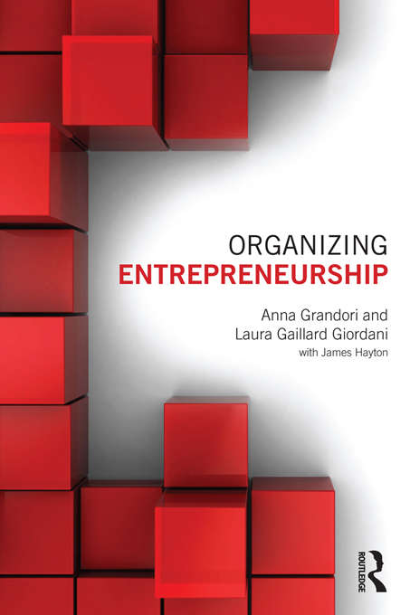 Book cover of Organizing Entrepreneurship