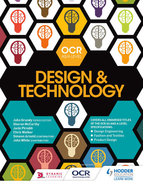 Book cover of OCR Design and Technology for AS/A Level (OCR AS/A Level Design and Technology 2017 (PDF))