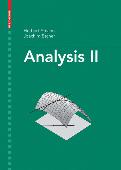 Book cover of Analysis II (2008)