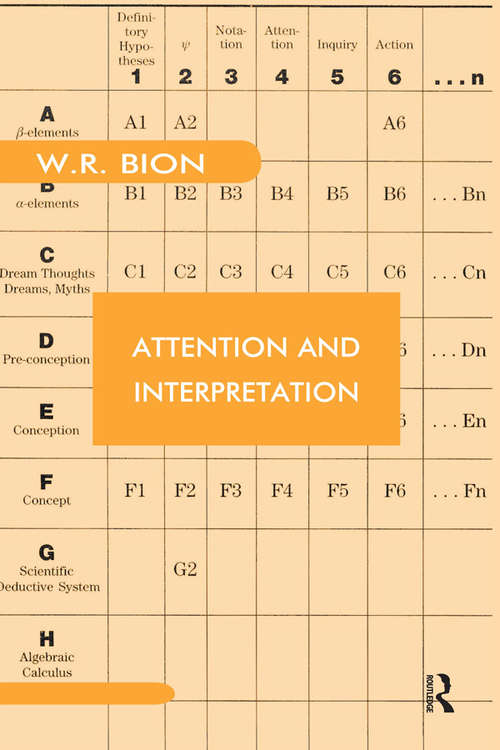 Book cover of Attention and Interpretation