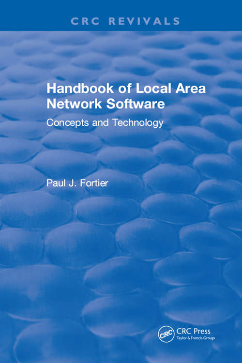 Book cover of CRC Handbook of Local Area Network Software: Concepts and Technology