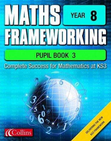 Book cover of Maths Frameworking: Year 8, Pupil Book 3 (1st edition) (PDF)