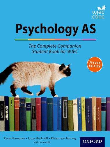 Book cover of Psychology AS: The Complete Companion Student Book for WJEC (PDF)