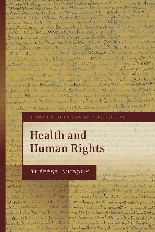 Book cover of Health and Human Rights (Human Rights Law in Perspective)