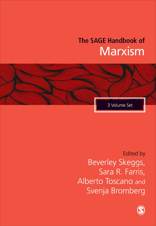 Book cover of The SAGE Handbook of Marxism (First Edition)