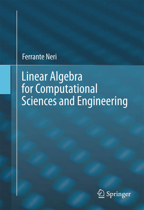 Book cover of Linear Algebra for Computational Sciences and Engineering (1st ed. 2016)