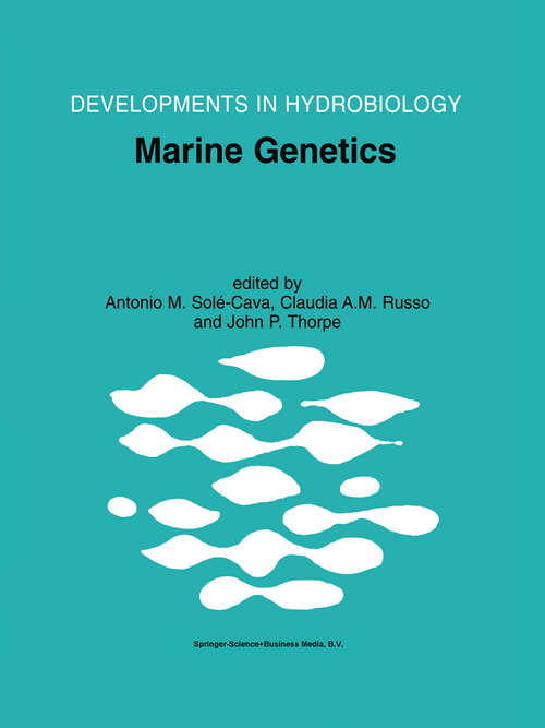 Book cover of Marine Genetics (2000) (Developments in Hydrobiology #144)