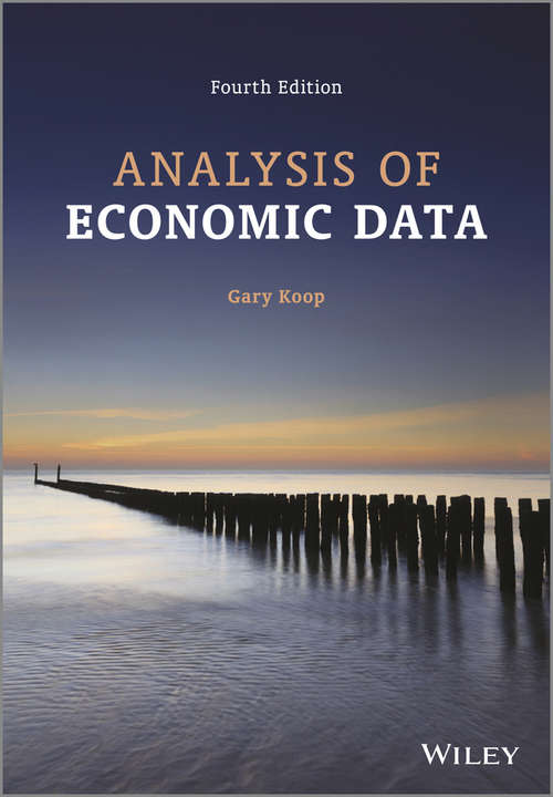 Book cover of Analysis of Economic Data