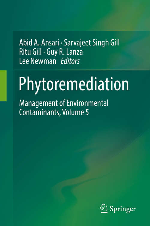 Book cover of Phytoremediation: Management of Environmental Contaminants, Volume 5