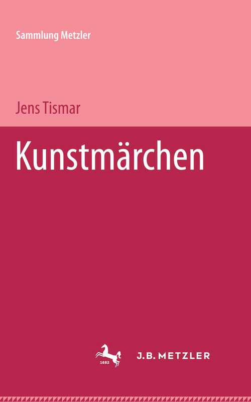 Book cover of Kunstmärchen (Sammlung Metzler)
