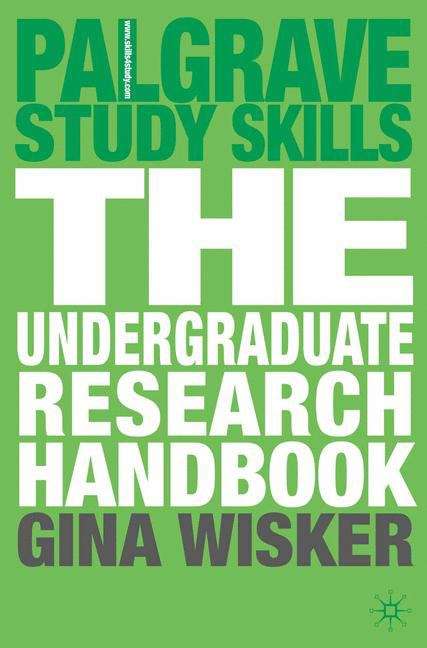 Book cover of The Undergraduate Research Handbook (PDF)