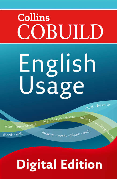 Book cover of English Usage (ePub edition) (Collins Cobuild)