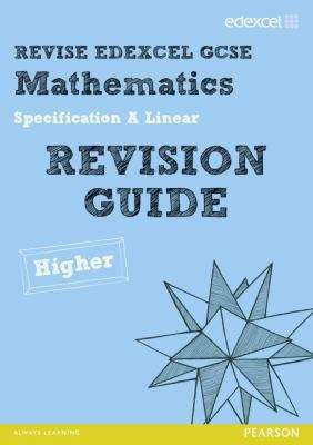 Book cover of Revise Edexcel GCSE Mathematics: Revision Guide Higher (PDF)