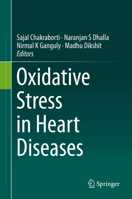 Book cover of Oxidative Stress in Heart Diseases (1st ed. 2019)