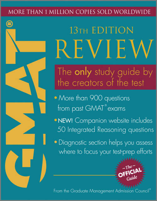 Book cover of The Official Guide for GMAT Review