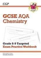 Book cover of New GCSE Chemistry AQA Grade 8-9 Targeted Exam Practice Workbook (includes Answers) (PDF)