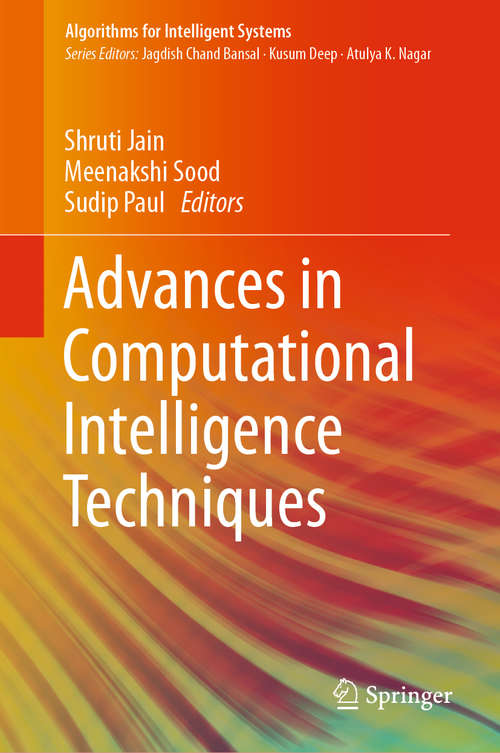 Book cover of Advances in Computational Intelligence Techniques (1st ed. 2020) (Algorithms for Intelligent Systems)