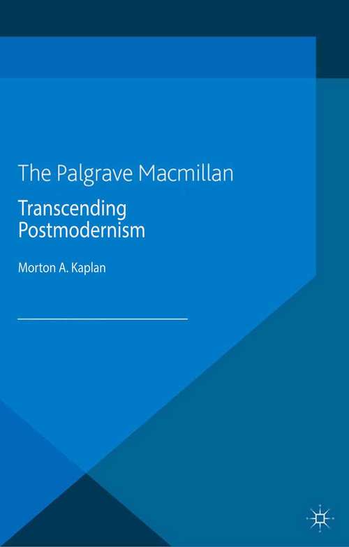 Book cover of Transcending Postmodernism (2014)