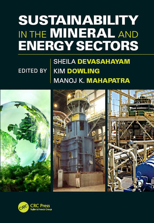 Book cover of Sustainability in the Mineral and Energy Sectors