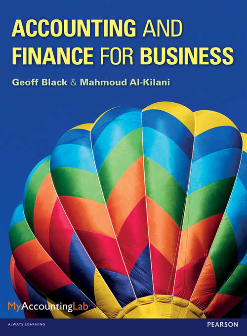 Book cover of Accounting and Finance for Business
