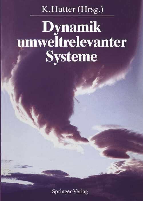 Book cover of Dynamik umweltrelevanter Systeme (1991)