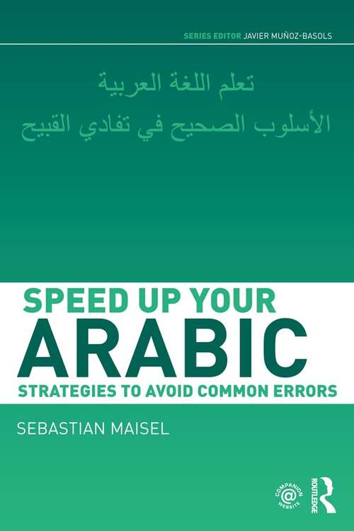 Book cover of Speed up your Arabic: Strategies to Avoid Common Errors