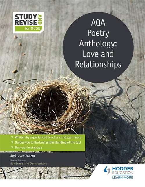 Book cover of Study and Revise: Aqa Poetry Anthology: Love And Relationships