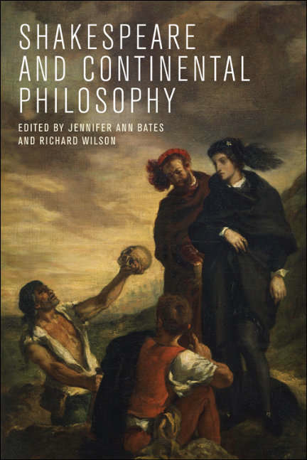 Book cover of Shakespeare and Continental Philosophy