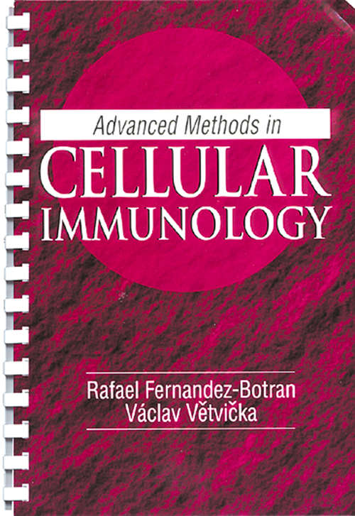Book cover of Advanced Methods in Cellular Immunology
