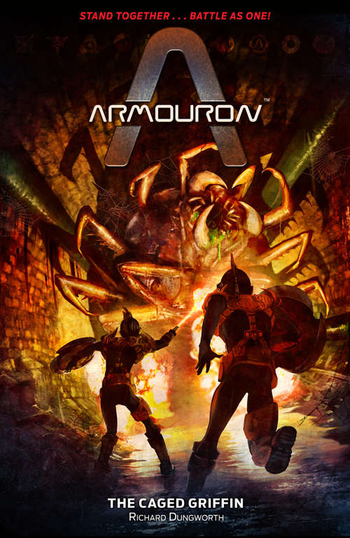 Book cover of Armouron: The Caged Griffin (Armouron #3)
