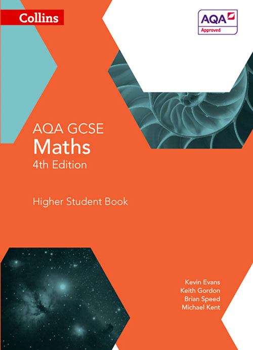 Book cover of AQA GCSE Maths 4th Edition, Higher Student Book (PDF)
