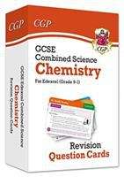 Book cover of New 9-1 GCSE Combined Science: Chemistry Edexcel Revision Question Cards (PDF)