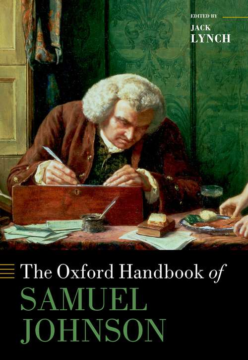 Book cover of The Oxford Handbook of Samuel Johnson (Oxford Handbooks)
