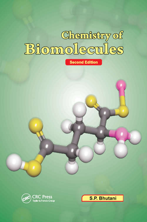 Book cover of Chemistry of Biomolecules, Second Edition (2)