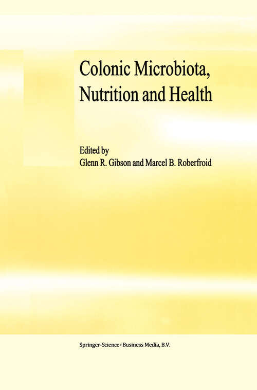 Book cover of Colonic Microbiota, Nutrition and Health (1999)