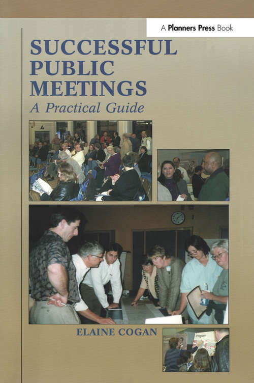 Book cover of Successful Public Meetings, 2nd ed.: A Practical Guide (2)
