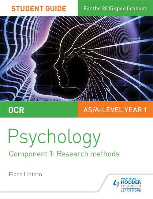 Book cover of OCR Psychology Student Guide 1: Research Methods (PDF)