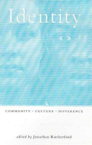 Book cover of Identity: Community, Culture, Difference (PDF)