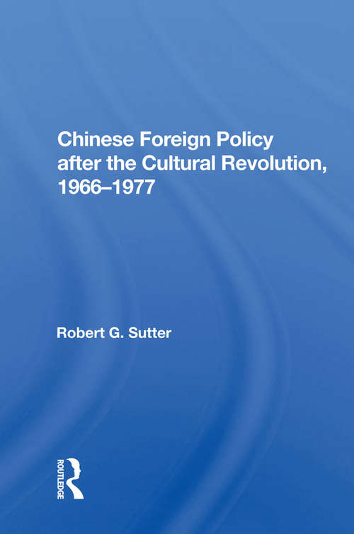 Book cover of Chinese Foreign Policy/h