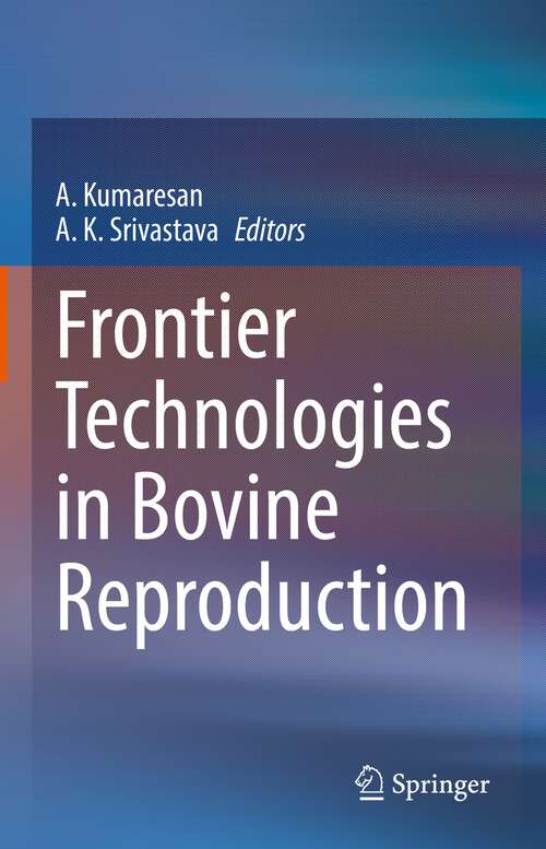 Book cover of Frontier Technologies in Bovine Reproduction (1st ed. 2022)