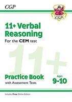 Book cover of 11+ CEM Verbal Reasoning Practice Book & Assessment Tests - Ages 9-10 (with Online Edition)