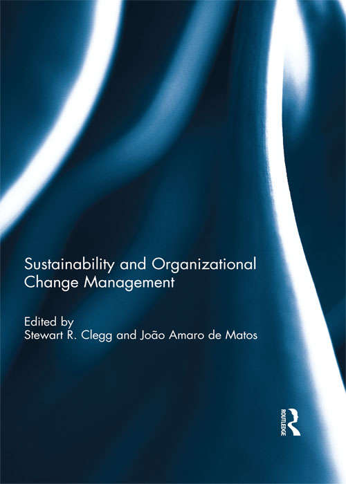 Book cover of Sustainability And Organizational Change Management